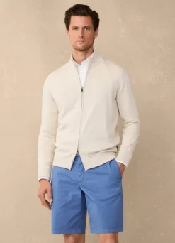 bermuda shorts with drawstring waist