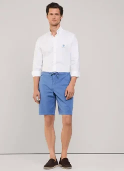 bermuda shorts with drawstring waist