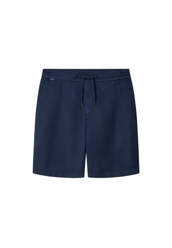 bermuda shorts with drawstring waist