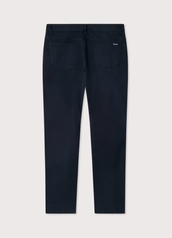 classic fit gabardine trousers