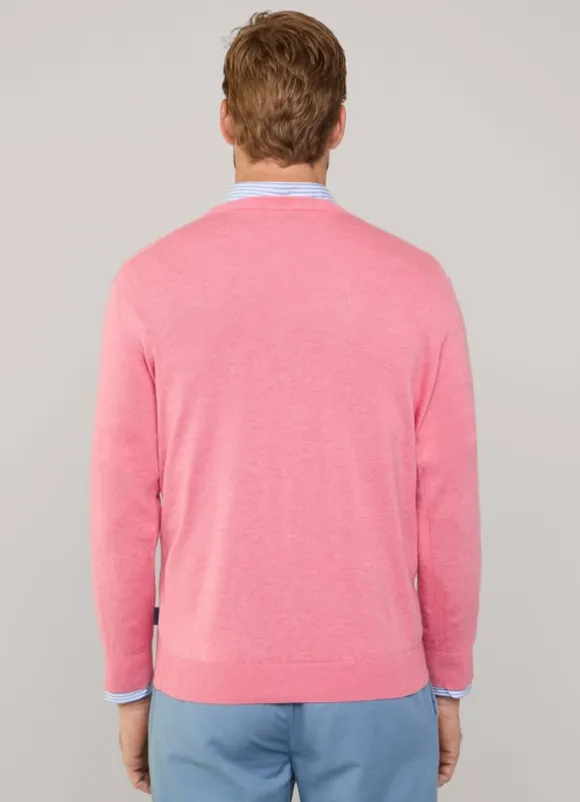 embroidered bird crew neck jumper