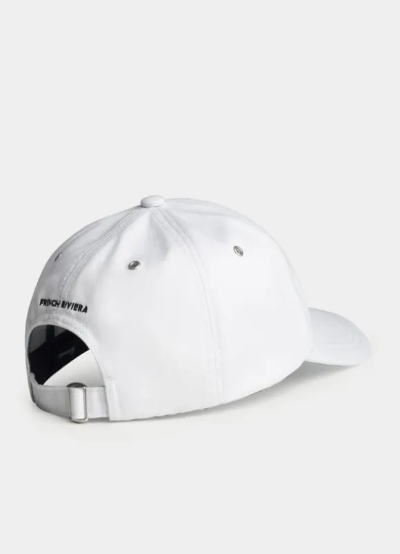 embroidered gabardine cap