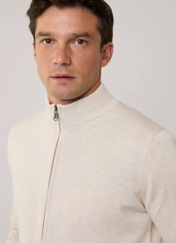 full zip cardigan
