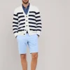 garment dyed stretch bermuda shorts