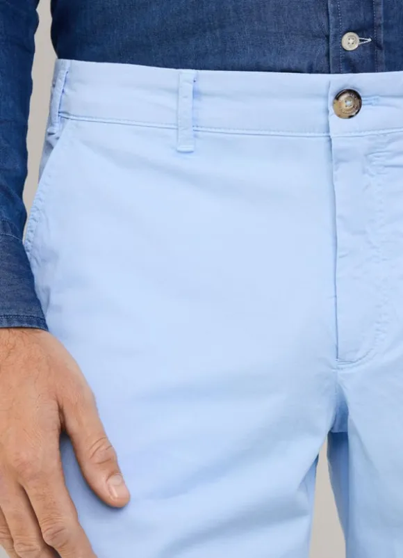 garment dyed stretch bermuda shorts