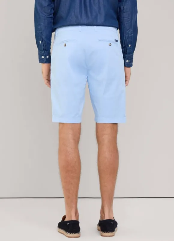 garment dyed stretch bermuda shorts