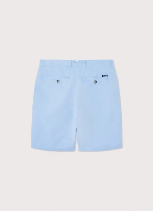 garment dyed stretch bermuda shorts
