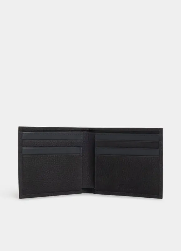 leather folding wallet