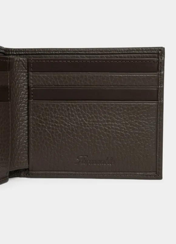 leather folding wallet