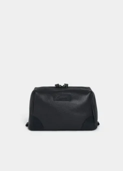 leather washbag
