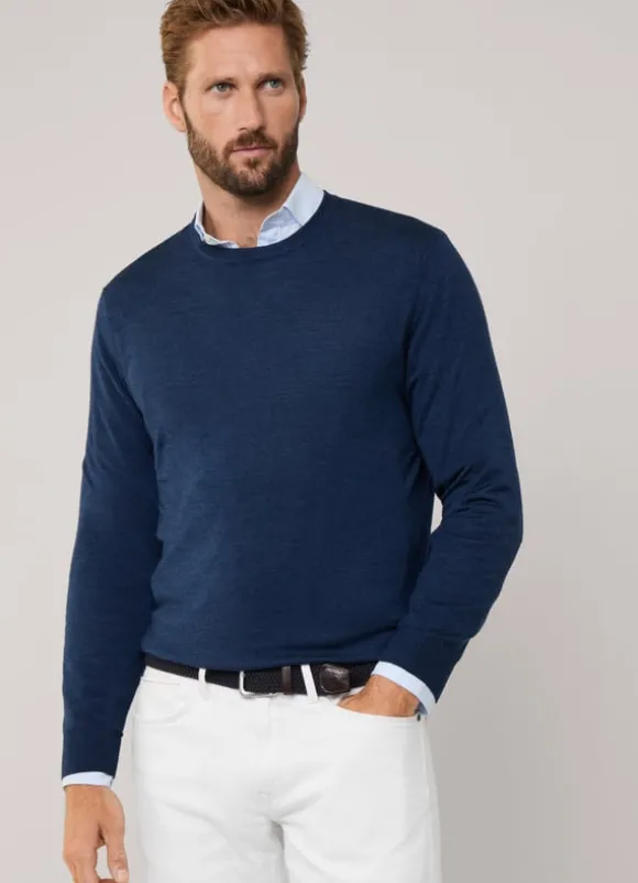 merino wool crew neck jumper