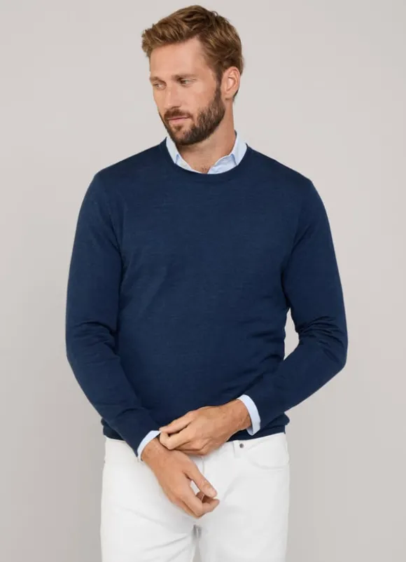 merino wool crew neck jumper