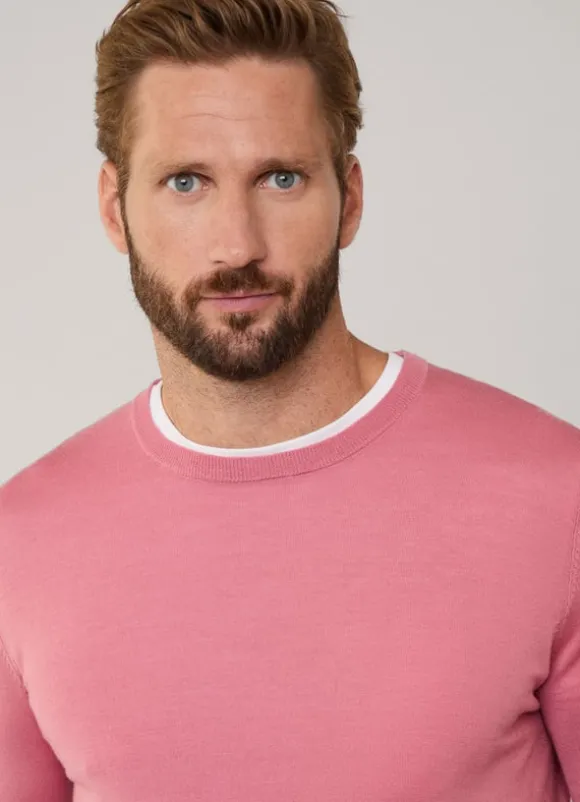 merino wool crew neck jumper