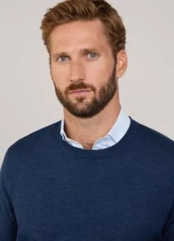 merino wool crew neck jumper
