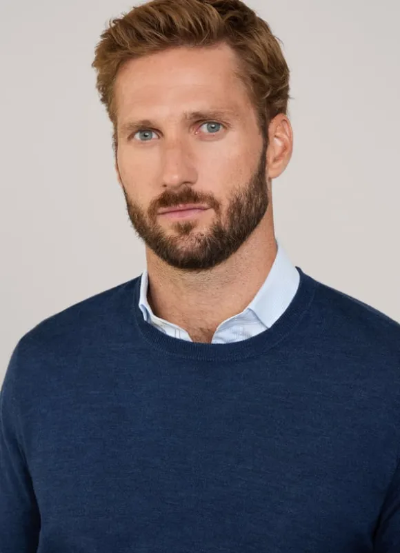 merino wool crew neck jumper