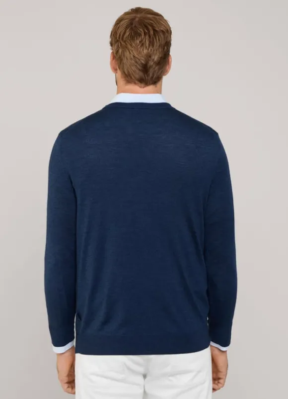 merino wool crew neck jumper