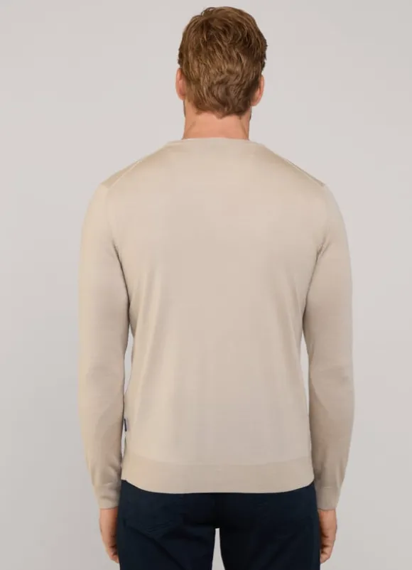 merino wool crew neck jumper