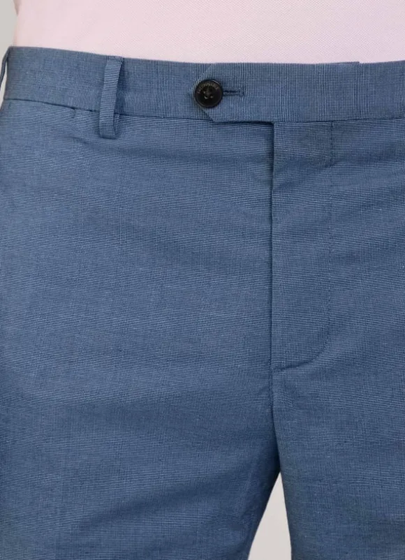 micro check stretch bermuda shorts