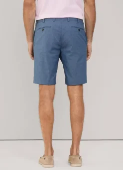 micro check stretch bermuda shorts
