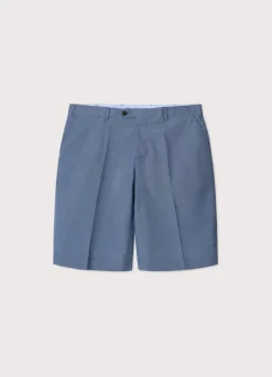 micro check stretch bermuda shorts