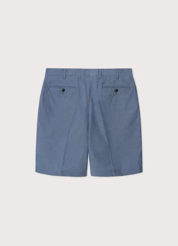 micro check stretch bermuda shorts