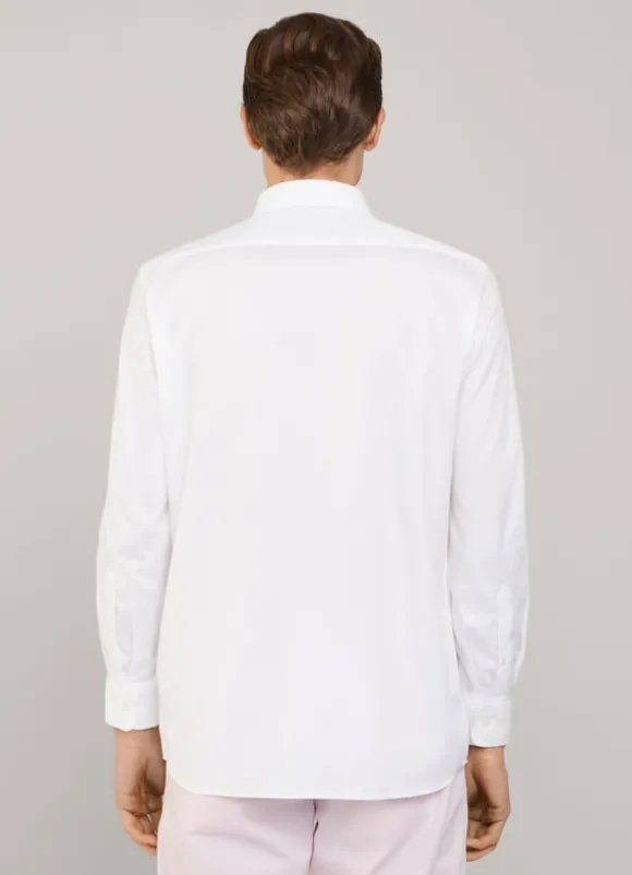 regular fit 120 thread count poplin shirt