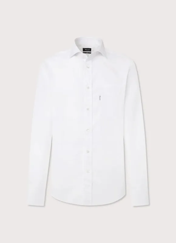 regular fit 120 thread count poplin shirt
