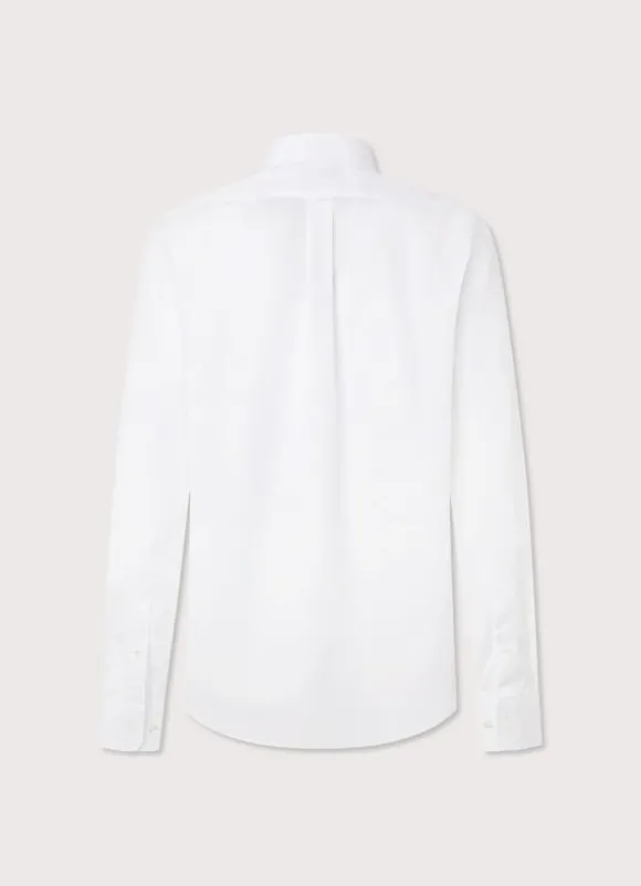 regular fit 120 thread count poplin shirt