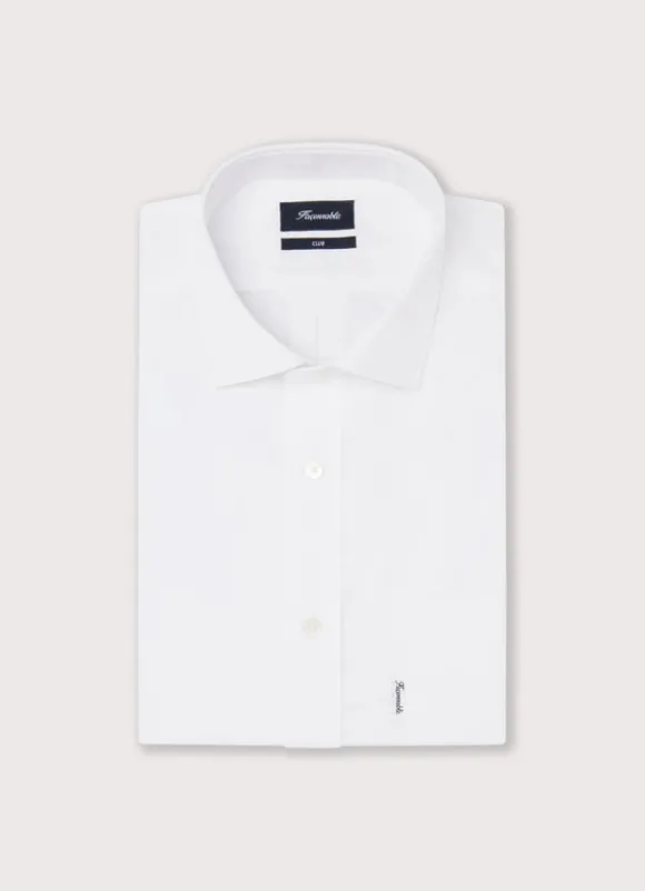 regular fit 120 thread count poplin shirt