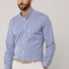 regular fit bengal striped poplin shirt