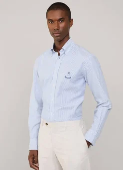regular fit bengal striped oxford shirt
