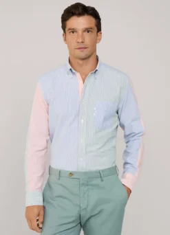 regular fit bengal striped oxford shirt