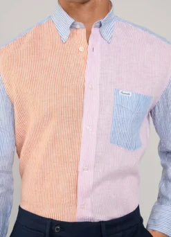regular fit bengal striped shirt