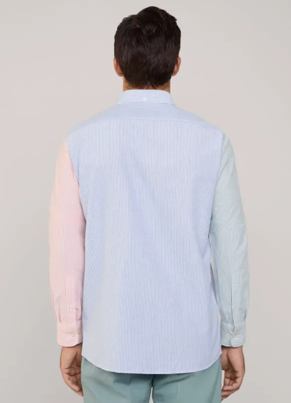 regular fit bengal striped oxford shirt