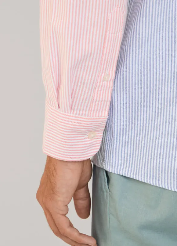 regular fit bengal striped oxford shirt