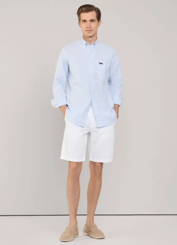 regular fit bengal striped oxford shirt
