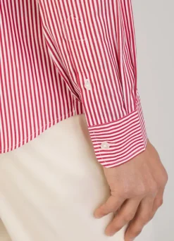 regular fit bengal striped poplin shirt