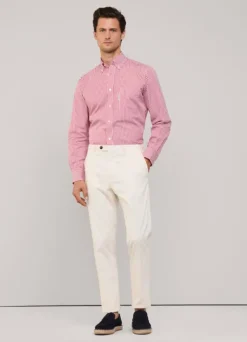 regular fit bengal striped poplin shirt