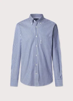 regular fit bengal striped poplin shirt