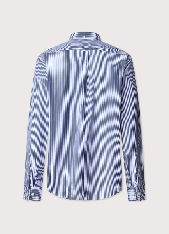 regular fit bengal striped poplin shirt