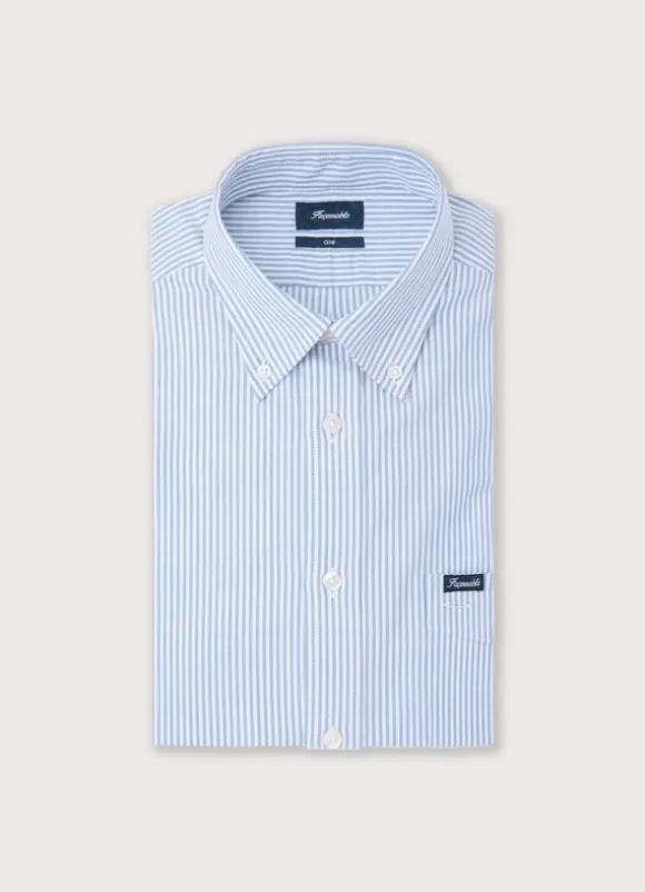 regular fit bengal striped oxford shirt
