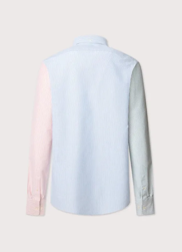 regular fit bengal striped oxford shirt