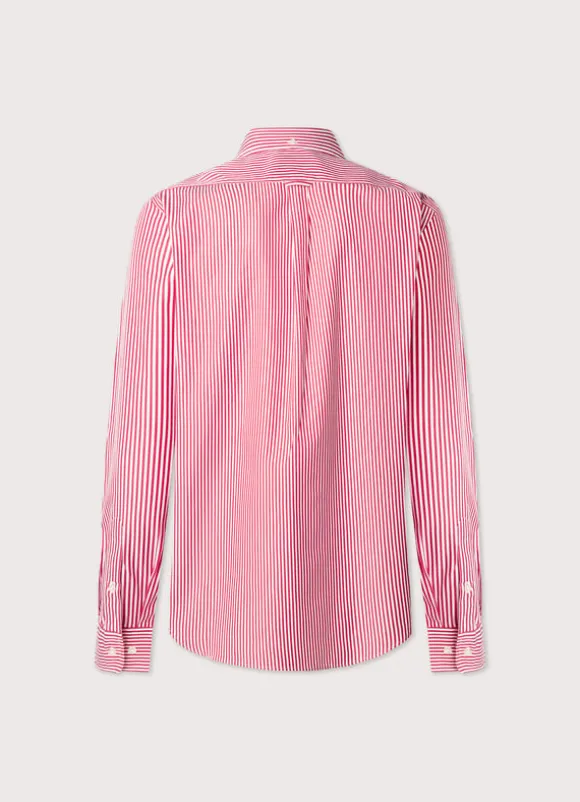 regular fit bengal striped poplin shirt