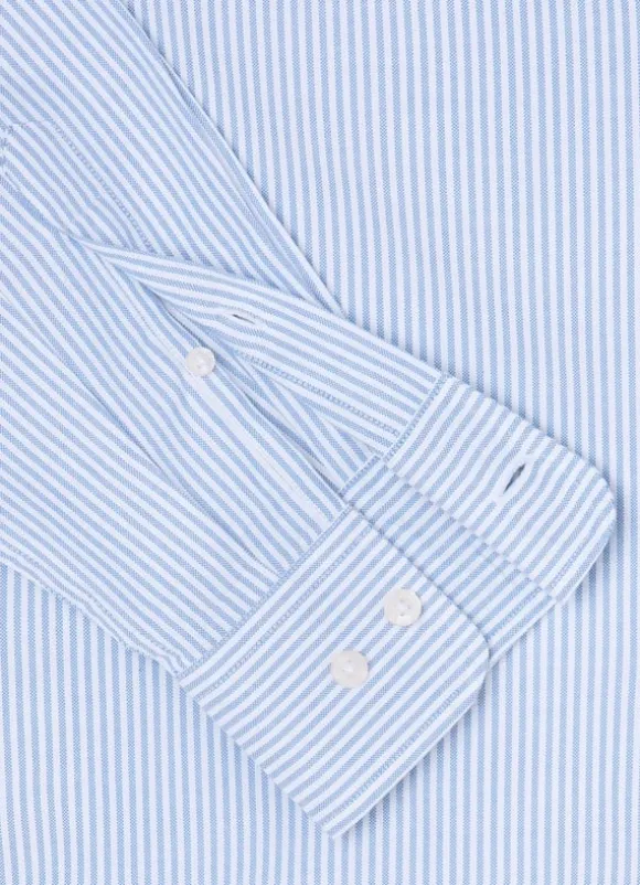 regular fit bengal striped oxford shirt