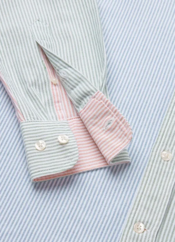 regular fit bengal striped oxford shirt