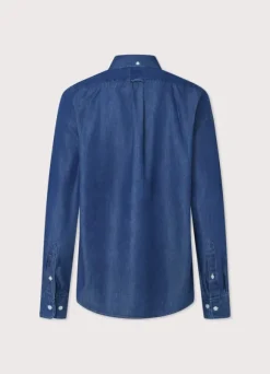 regular fit chambray shirt