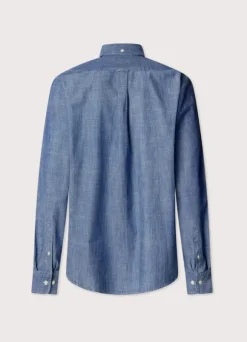 regular fit chambray shirt
