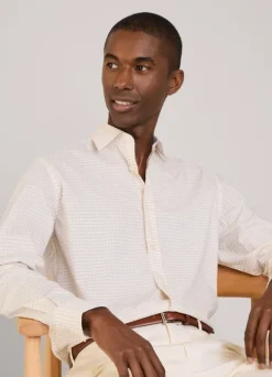regular fit check poplin shirt