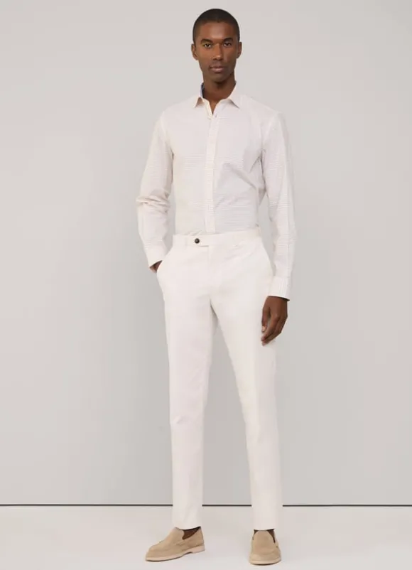 regular fit check poplin shirt