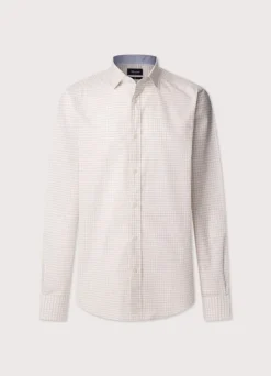 regular fit check poplin shirt